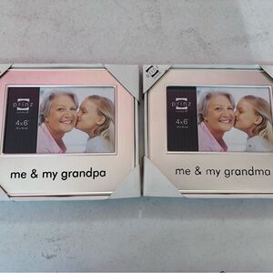 Prinz Silver Picture Frame Set - Me & My Grandpa and Grandma